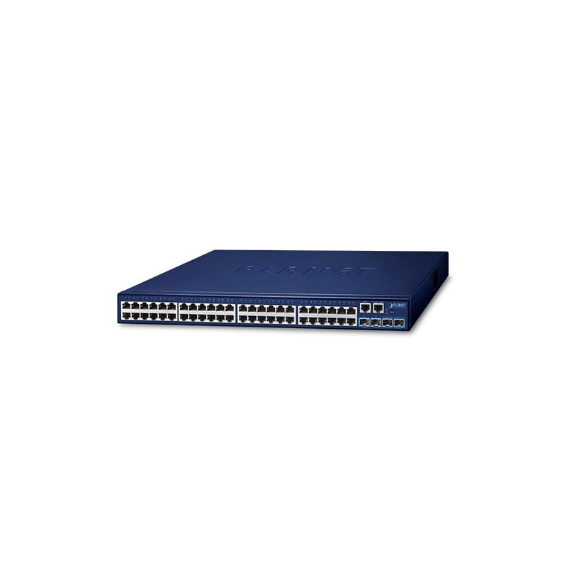 PLANET SGS-5240-48T4X commutateur réseau Géré L2/L3 Gigabit Ethernet (10/100/1000) Bleu
