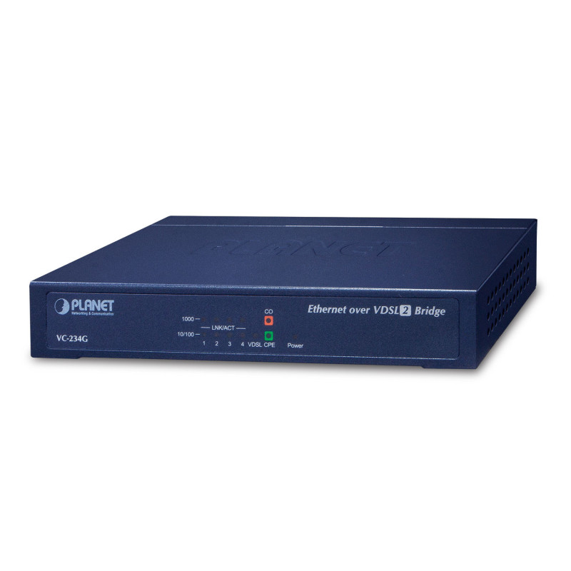 PLANET VC-234G pont & répéteur Pont réseau 1000 Mbit/s Bleu