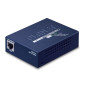 PLANET POE-171S séparateur voix-données Bleu Connexion Ethernet, supportant l'alimentation via ce port (PoE)