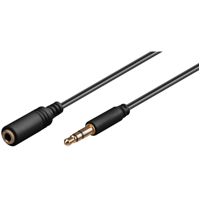 Microconnect AUDLG1,5G câble audio 1,5 m 3,5mm Noir