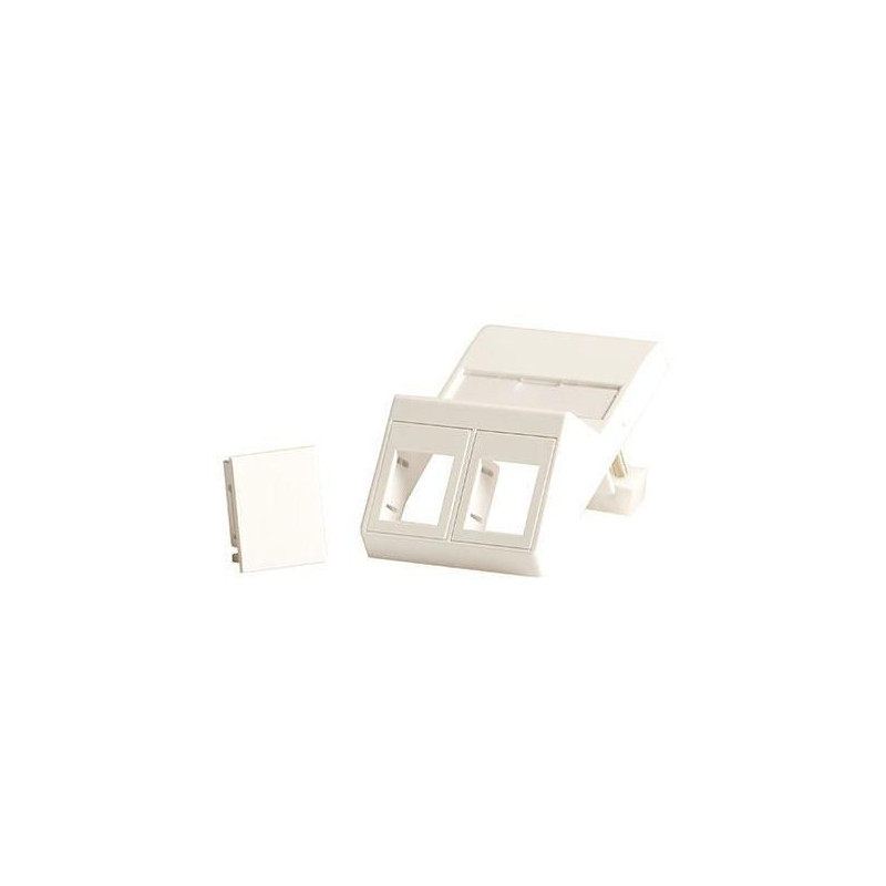 Lanview LVN126105 Plaque de commutation et obturateur Blanc