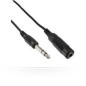 Microconnect AUDNU5 câble audio 5 m 6,35 mm Noir