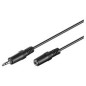 Microconnect AUDLR2 câble audio 2 m 3,5mm Noir