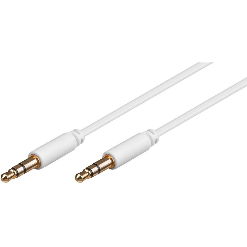 Microconnect AUDLL3W câble audio 3 m 3,5mm Blanc