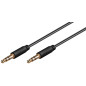 Microconnect AUDLL1.5 câble audio 1,5 m 3,5mm Noir