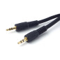 Microconnect AUDLL1 câble audio 1 m 3,5mm Noir