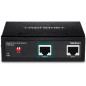 Trendnet TI-SG104 séparateur voix-données Noir Connexion Ethernet, supportant l'alimentation via ce port (PoE)