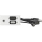 Vivolink WI221281 prise de courant HDMI + USB A + 3,5 mm Blanc