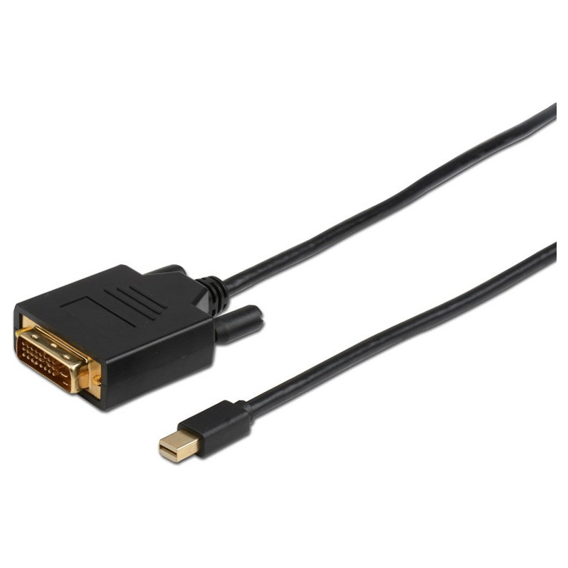 Microconnect MDPDVI2B câble vidéo et adaptateur 2 m Mini DisplayPort DVI-D Noir