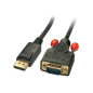 Microconnect DP-VGA-MM-200 câble vidéo et adaptateur 2 m DisplayPort VGA (D-Sub) Noir