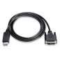 Microconnect DisplayPort - DVI 24+1 M-M 2m Noir