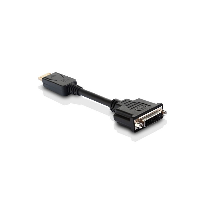 Microconnect DPDVI015 câble vidéo et adaptateur 0,15 m DisplayPort DVI-I Noir