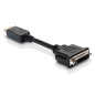 Microconnect DPDVI015 câble vidéo et adaptateur 0,15 m DisplayPort DVI-I Noir