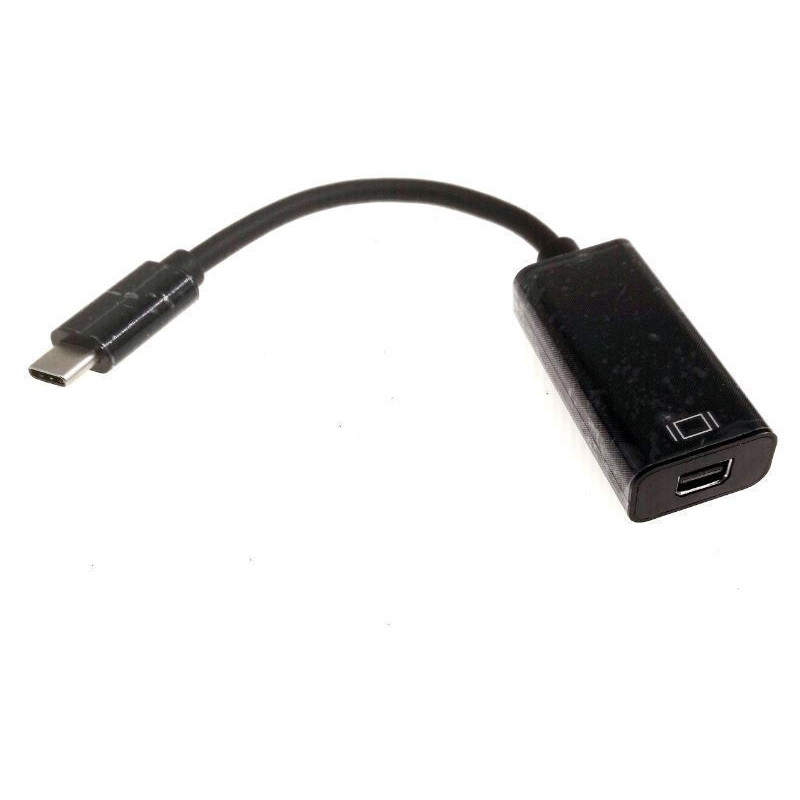 Microconnect USB3.1CMDPB câble vidéo et adaptateur 0,2 m USB Type-C Mini DisplayPort Noir