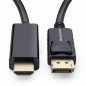 Microconnect MC-DP-HDMI-300 câble vidéo et adaptateur 3 m DisplayPort Noir