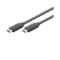 Microconnect USB C/USB C, 1 m câble USB USB 3.2 Gen 2 (3.1 Gen 2) Noir