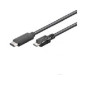 Microconnect USB C/Micro USB B, 0.6 m câble USB 0,6 m USB 2.0 Micro-USB B Noir