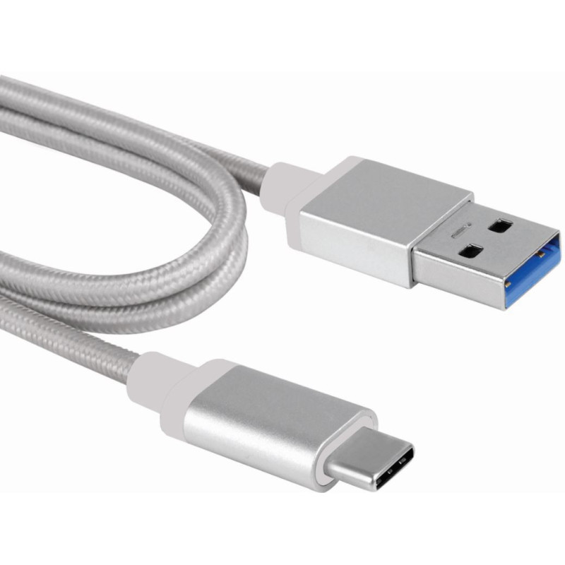 Microconnect USB3.1CA2S câble USB 2 m USB 3.2 Gen 1 (3.1 Gen 1) USB A USB C Argent