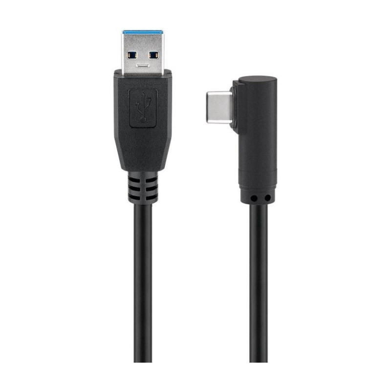 Microconnect USB3.1CA1A câble USB 1 m USB 3.2 Gen 1 (3.1 Gen 1) USB A USB C Noir