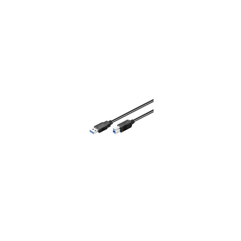 Microconnect USB3.0AB2B câble USB 2 m USB 3.2 Gen 1 (3.1 Gen 1) USB A USB B Noir