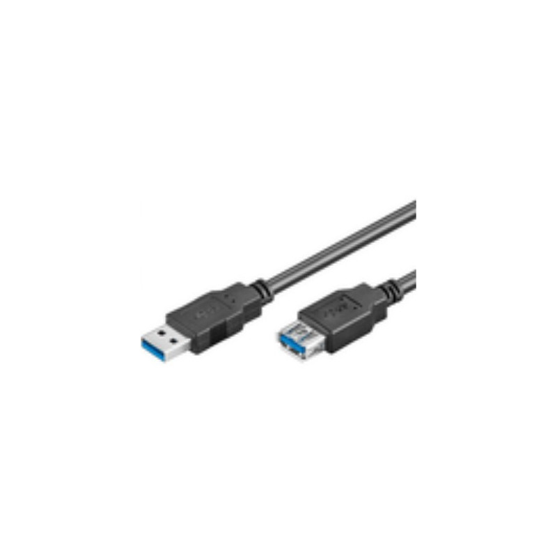 Microconnect USB3.0AAF5B câble USB 5 m USB 3.2 Gen 1 (3.1 Gen 1) USB A Noir