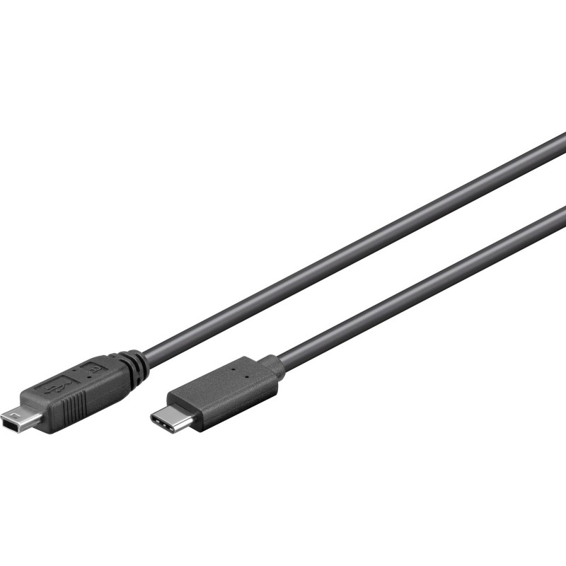Microconnect USB3.1CMB505 câble USB 0,5 m USB 3.2 Gen 1 (3.1 Gen 1) USB C Mini-USB B Noir