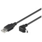 Microconnect USBAMB52A câble USB 1,8 m USB 2.0 USB A Mini-USB B Noir