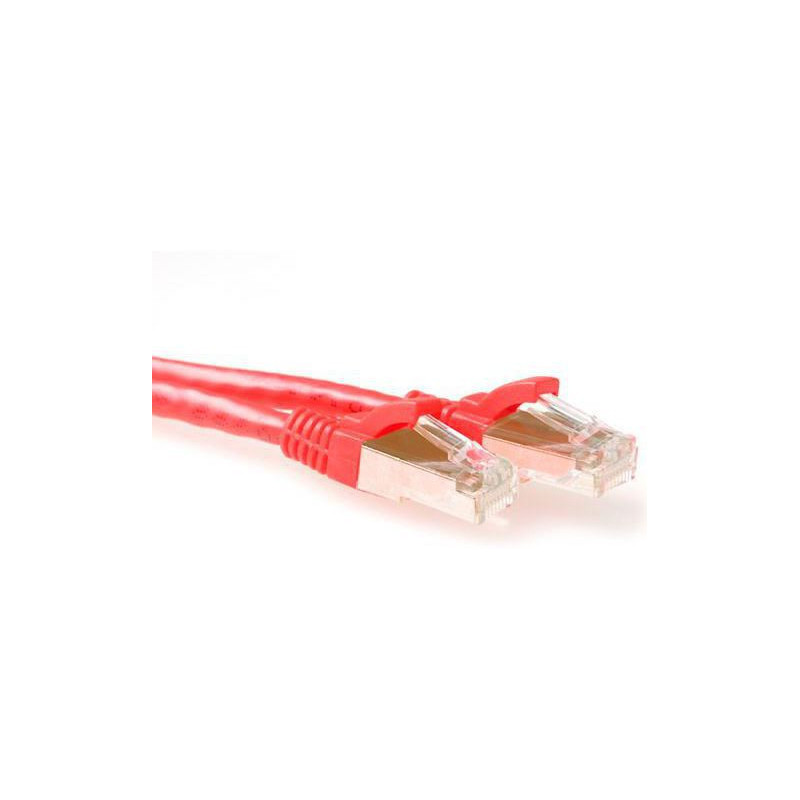 Microconnect SFTP6A015RBOOTED câble de réseau Rouge 1,5 m Cat6a S/FTP (S-STP)