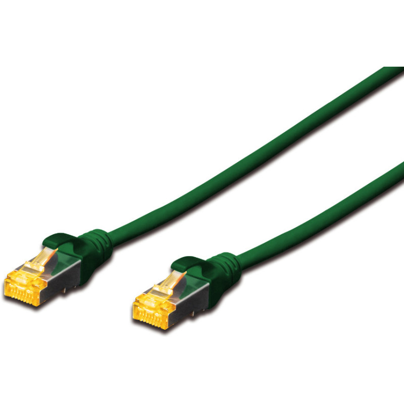 Microconnect SFTP6A005GBOOTED câble de réseau Vert 0,5 m Cat6a S/FTP (S-STP)