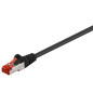 Microconnect STP625S câble de réseau Noir 25 m Cat6 F/UTP (FTP)