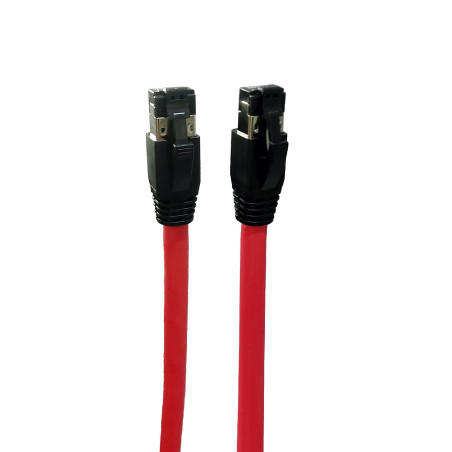 Microconnect MC-SFTP8075R câble de réseau Rouge 7,5 m Cat8.1 S/FTP (S-STP)