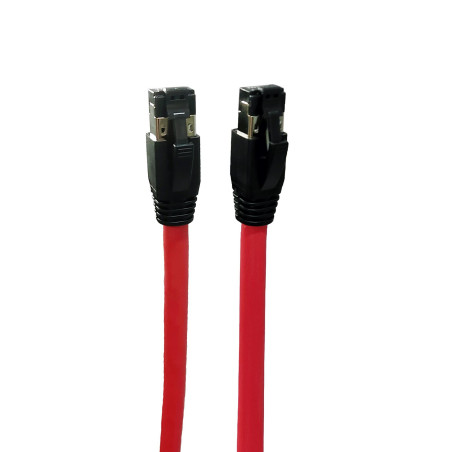 Microconnect MC-SFTP803R câble de réseau Rouge 3 m Cat8.1 S/FTP (S-STP)