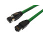 Microconnect MC-SFTP8010G câble de réseau Vert 10 m Cat8.1 S/FTP (S-STP)