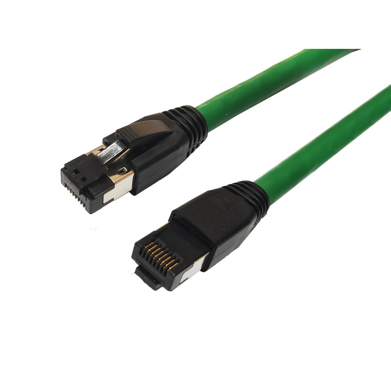 Microconnect MC-SFTP8075G câble de réseau Vert 7,5 m Cat8.1 S/FTP (S-STP)