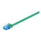 Microconnect V-UTP6A01G-FLAT câble de réseau Vert 1 m Cat6a U/UTP (UTP)