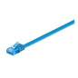 Microconnect V-UTP6A005B-FLAT câble de réseau Bleu 0,5 m Cat6a U/UTP (UTP)