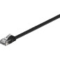 Microconnect V-UTP620S-FLAT câble de réseau Noir 20 m Cat6 U/UTP (UTP)