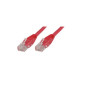 Microconnect Cat6 U/UTP 10m câble de réseau Rouge U/UTP (UTP)