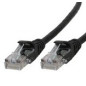 Microconnect UTP cat6 2m câble de réseau Noir