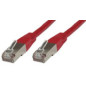 Microconnect 5m Cat6 FTP câble de réseau Rouge