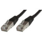 Microconnect 5m Cat6 FTP câble de réseau Noir