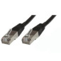 Microconnect 10m CAT6 FTP câble de réseau Noir