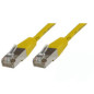 Microconnect 10m CAT6 FTP câble de réseau Jaune