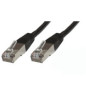 Microconnect 15m CAT6 FTP câble de réseau Noir