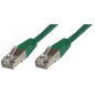 Microconnect B-SFTP601G câble de réseau Vert 1 m Cat6 S/FTP (S-STP)