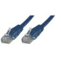 Microconnect Cat5e UTP 0.5m câble de réseau Bleu 0,5 m