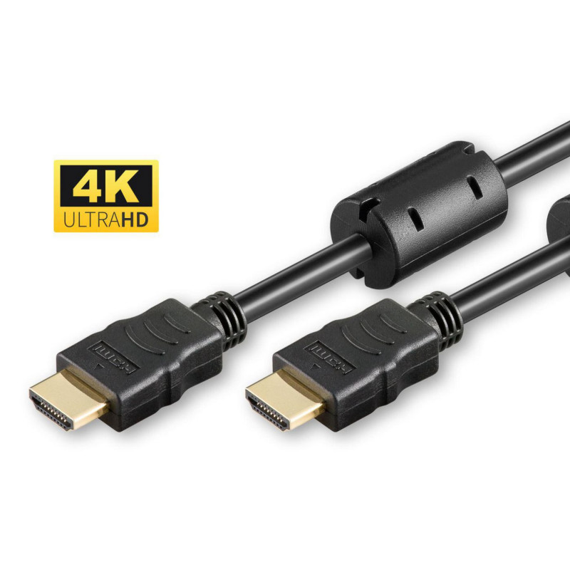 Microconnect HDM191910V1.4FC câble HDMI 10 m HDMI Type A (Standard) Noir