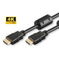 Microconnect HDM191910V1.4FC câble HDMI 10 m HDMI Type A (Standard) Noir