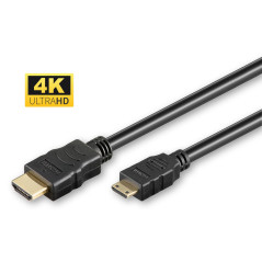 Microconnect HDM1919C1,5 câble HDMI 1,5 m HDMI Type A (Standard) HDMI Type C (Mini) Noir