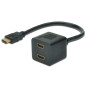 Microconnect MONJK8 câble HDMI 0,2 m HDMI Type A (Standard) 2 x HDMI Type A (Standard) Noir